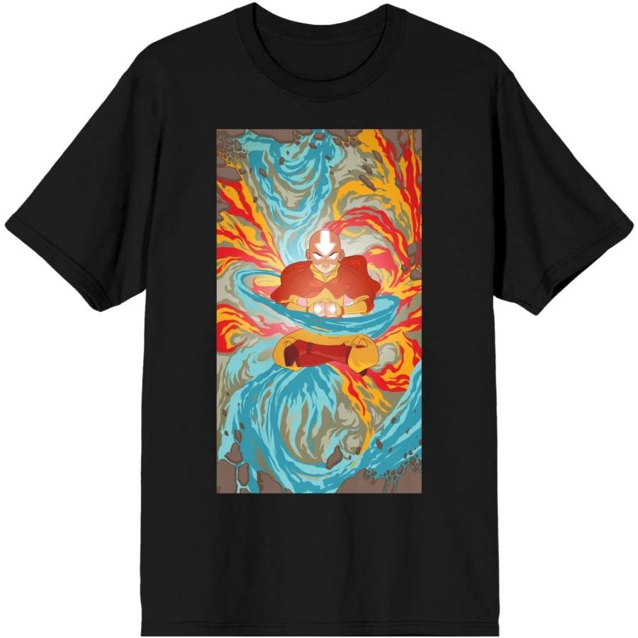 

Avatar_ The Last Airbender The Four Elements Black T-Shirt XXXXXL різнокольоровий