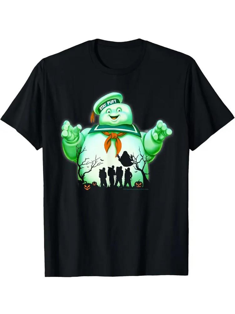 

Men s Plus Size Ghostbusters Marshmallow for Man Graphic T-Shirt - Soft, Breatha 3XL