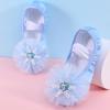 Aisha Blue Soft Sole Ballet Shoes for Girls and Toddlers (Model 8008)