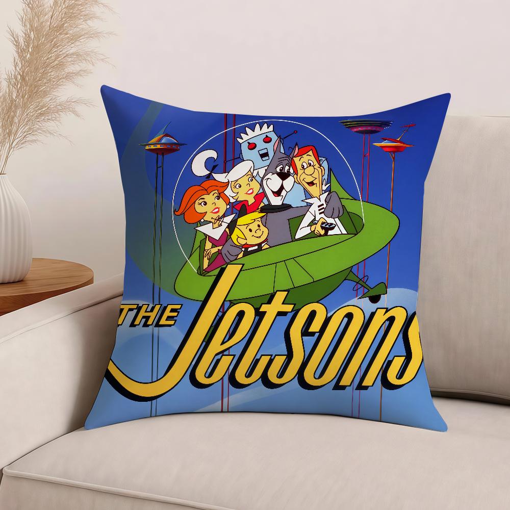 Cartoon The J-Jetsons Pillow Case Office Cushions Suitable For Sofa Car Bedroom Decorative Cushion Cover