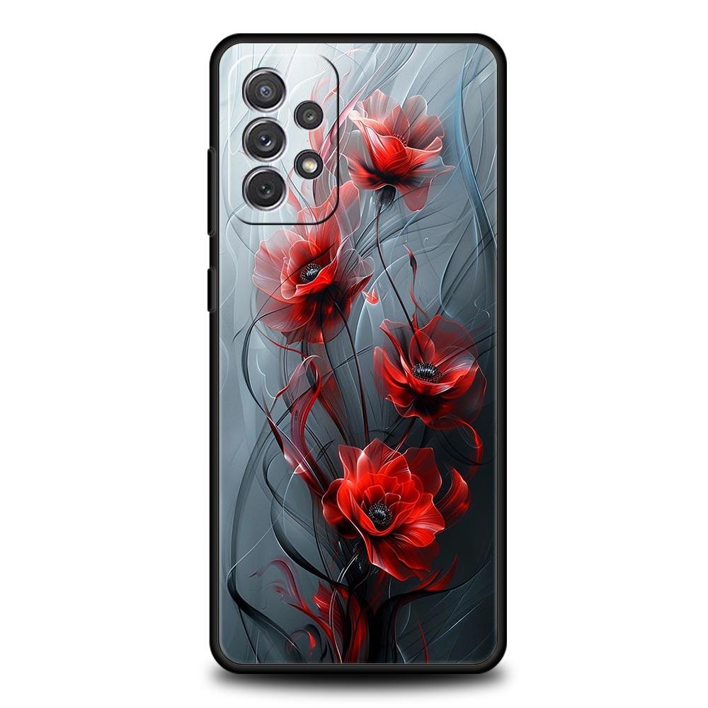 Cherry Blossoms Phone Case For Samsung Galaxy A17 A07 A55 A35 A25 A15 A05s A33 5G A31 A23 A21s A13 A11 A41 A73 A53 A51 A71 Cover