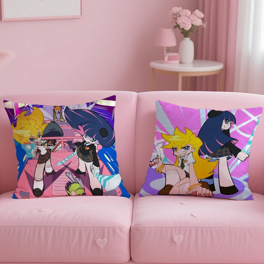 P-Panty & Stocking with Garterbelt Kissenbezug Kurzer Plüsch Doppelseitiger Druck Zuhause Maschinenwaschbar im Winter Kissenbezug