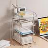 Weipelu Transparent 4-Tier Desktop Organizer
