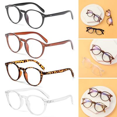 Retro Optical Spectacles Gaming Filter Glasses Blue Light Blocking Glasses Flat Mirror Eyewear
