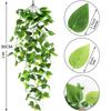 6PCS Synthetic Hanging Foliages with Sun Resistant Durable Construction Perfect for Household Yard Decorations