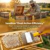 Stainless Steel Bee Uncapping Fork Silicone Handle Beekeeping Tine Uncapping Fork  Farm Beekeeping