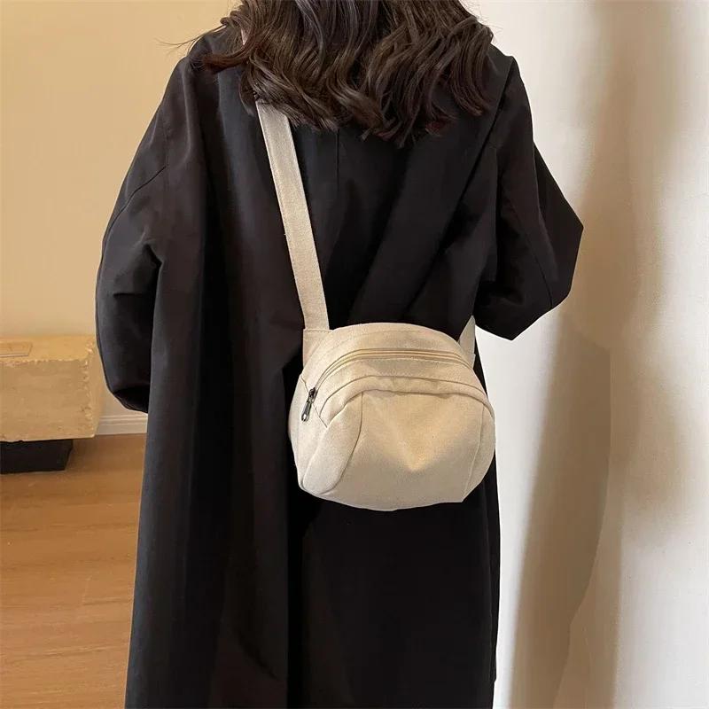 Versatile women's crossbody shoulder bags  canvas design  high quality  casual