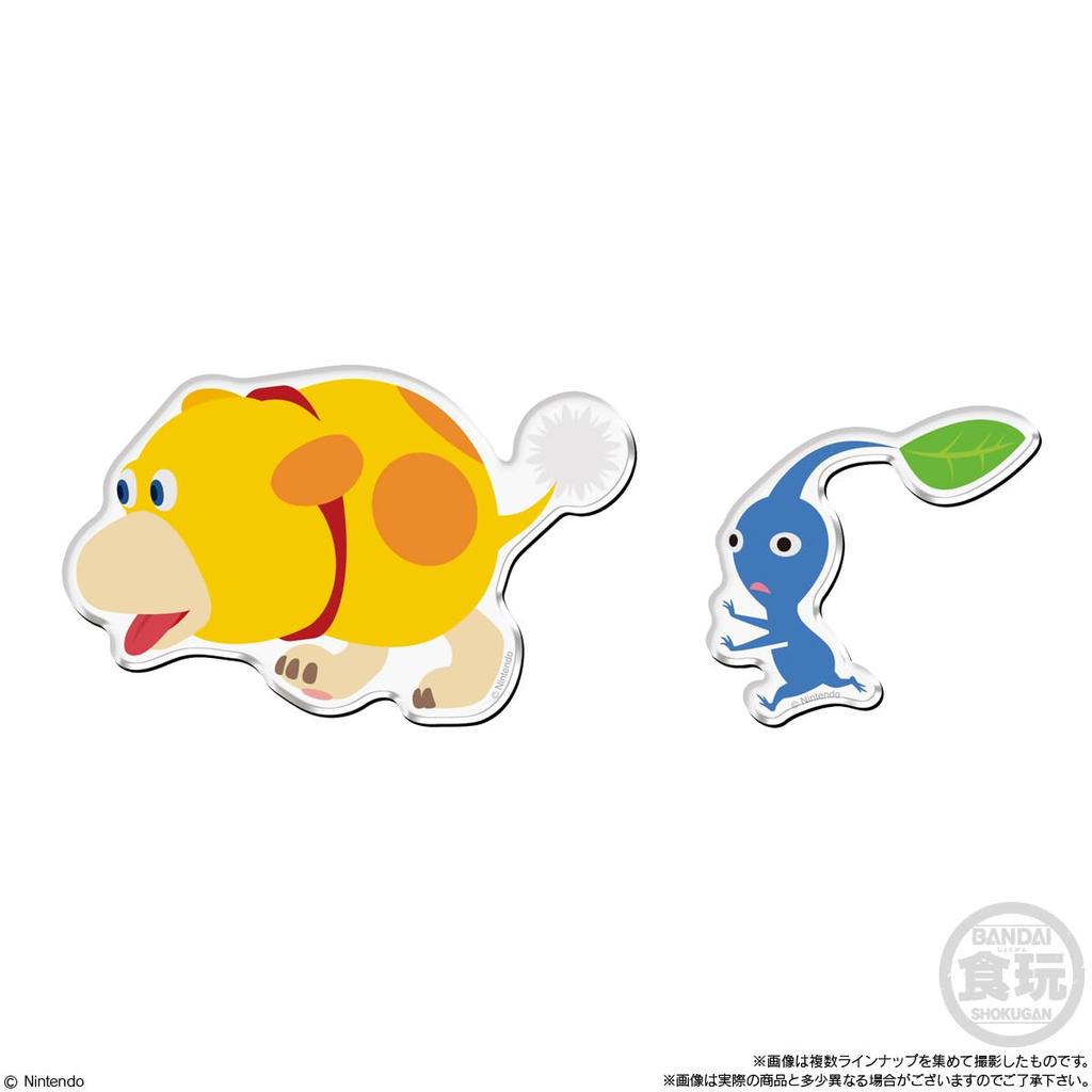 BANDAI [Resale] Pikmin Character Magnets (14 pieces) Candy Toys/Chewing Gum (Pikmin)