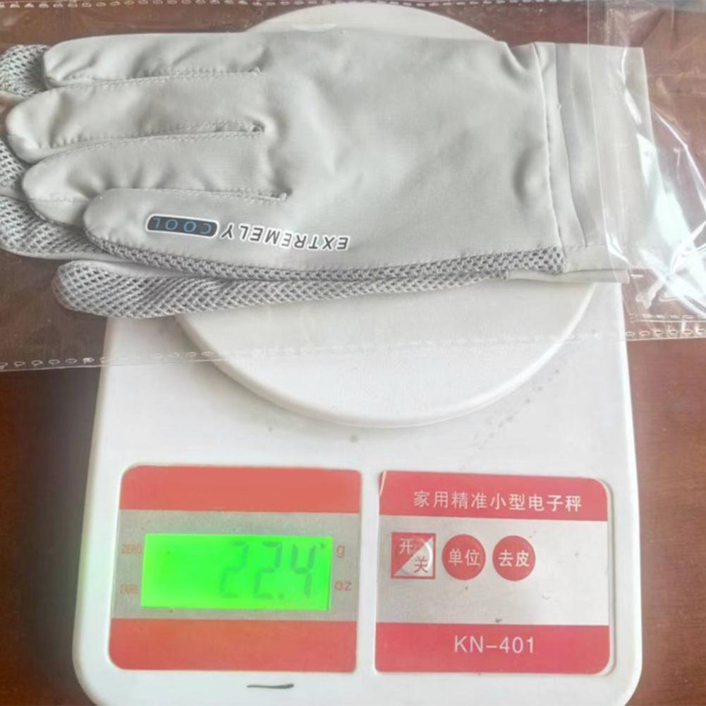 Lady Sunscreen Ice Silk Gloves Fishing Gloves Thin Motorcycle Gloves Breathable for Golf Driving Riding Fishing Hiking for Women