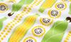 Dyeing Anbo Hand Towel Corn Authentic Dyed Cotton Tokuoka Made in Japan 35cm x 100cm "It's Season" 100%