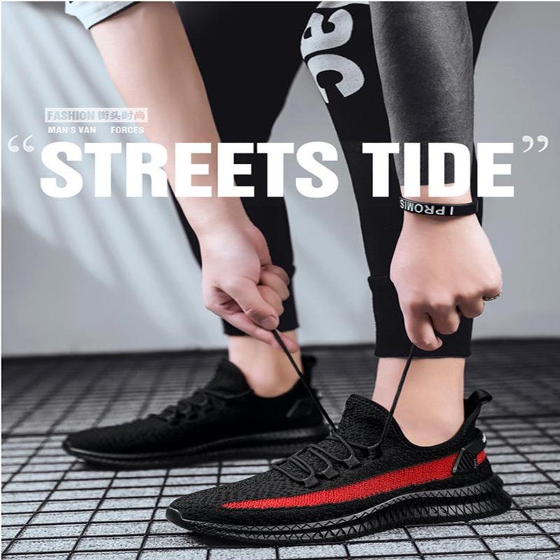 

Men s sports and leisure board shoes versatile running dad trendy shoes flying woven versatile board shoes flying woven men s shoes 44