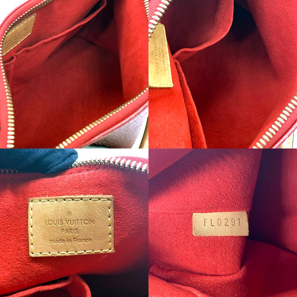 Used LOUIS VUITTONTote Bag Red Monogram Canvas/leather Women