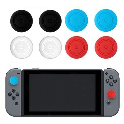 6 Stück Silikon-Thumbstick-Thumbstick-Griffkappen-Abdeckung für Nintend Switch Joy-Con Controller