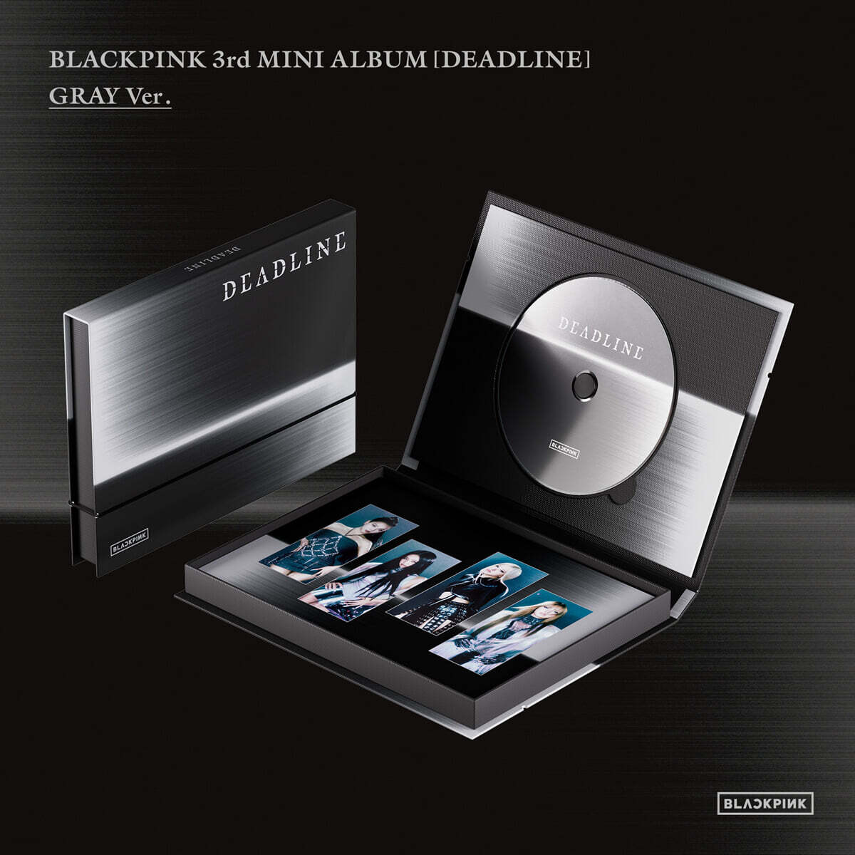 

BLACKPINK - DEADLINE / 3rd Mini Album ( GRAY ver. ) GRAY ver.