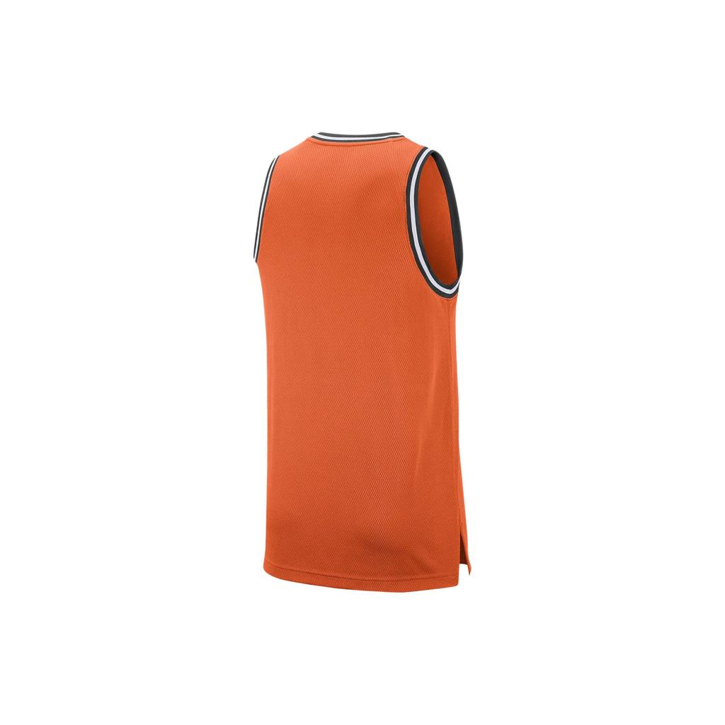 Nike Dri-FIT WNBA Logolu Rahat Nem Emici Bisiklet Yaka Kolsuz Atlet Erkek Üstler Parlak Turuncu Siyah Beyaz DQ2400-820