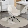Chaise de bureau pour la maison, Fauteuil en similicuir, Chaise de coiffeuse à siège profond – Idéal pour le salon et la chambre à coucher