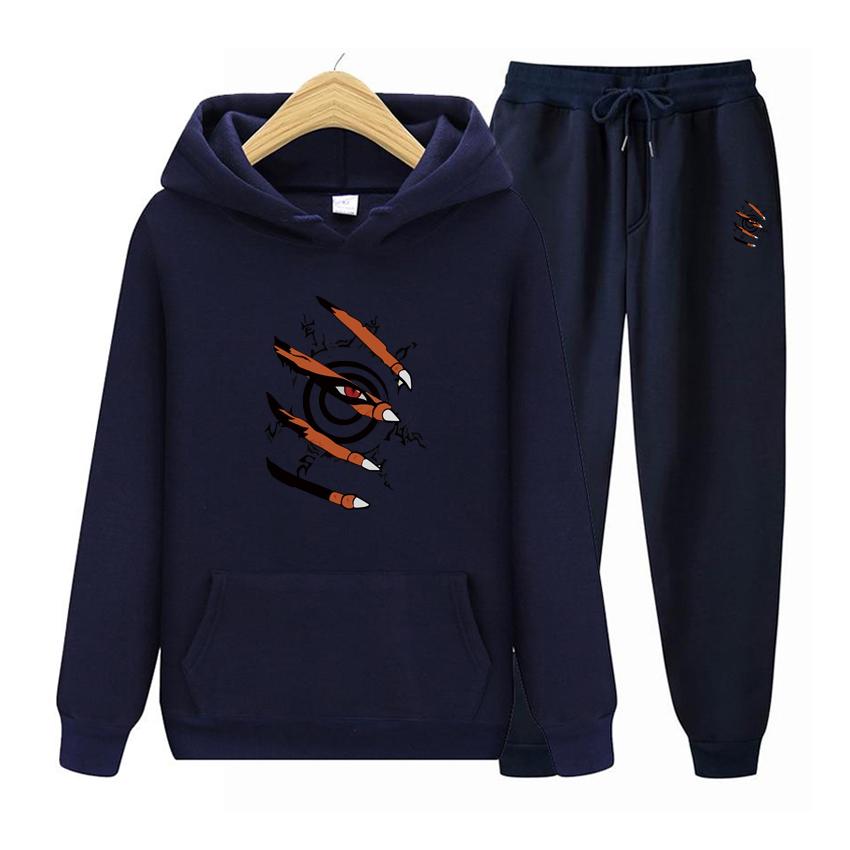 Set hanorace pentru femei Pulover cu imprimeu Kurama Hanorac pentru femei Moda Hanorace supradimensionate Copii Băieți Fată Haine Jachete Mantoane