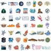 50PCS Cute Marine Life Waterproof Stickers for Water Bottles, Computers, & DIY Stationery