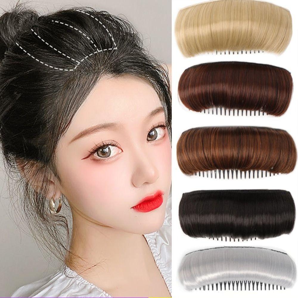False Hair Clip Invisible Hair Bun Hair Combs Wig Cushion Fluffy Hair Clip Pad Women