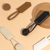 3pack PU Leather Horn Buckles Toggle Button Fasteners Handmade Sewing Buttons for Modern Clothing Enhancements