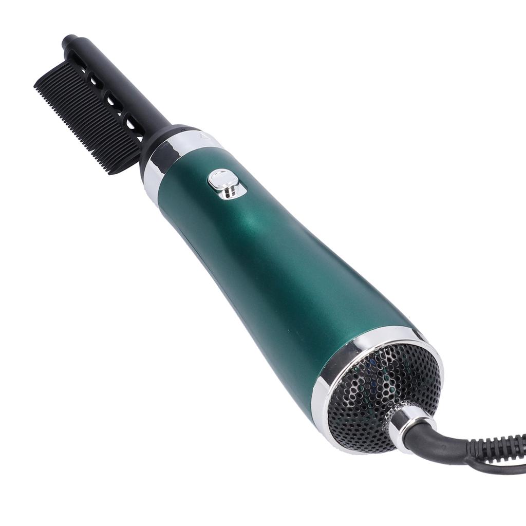 Hair Comb 2 In 1 ThreeSpeed Hair Dryer Styling Hair Comb for Home Travel   Green