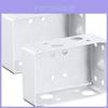 Modern Minimalist Curtain Track Accessories With White Mounting Brackets For All Curtain Types