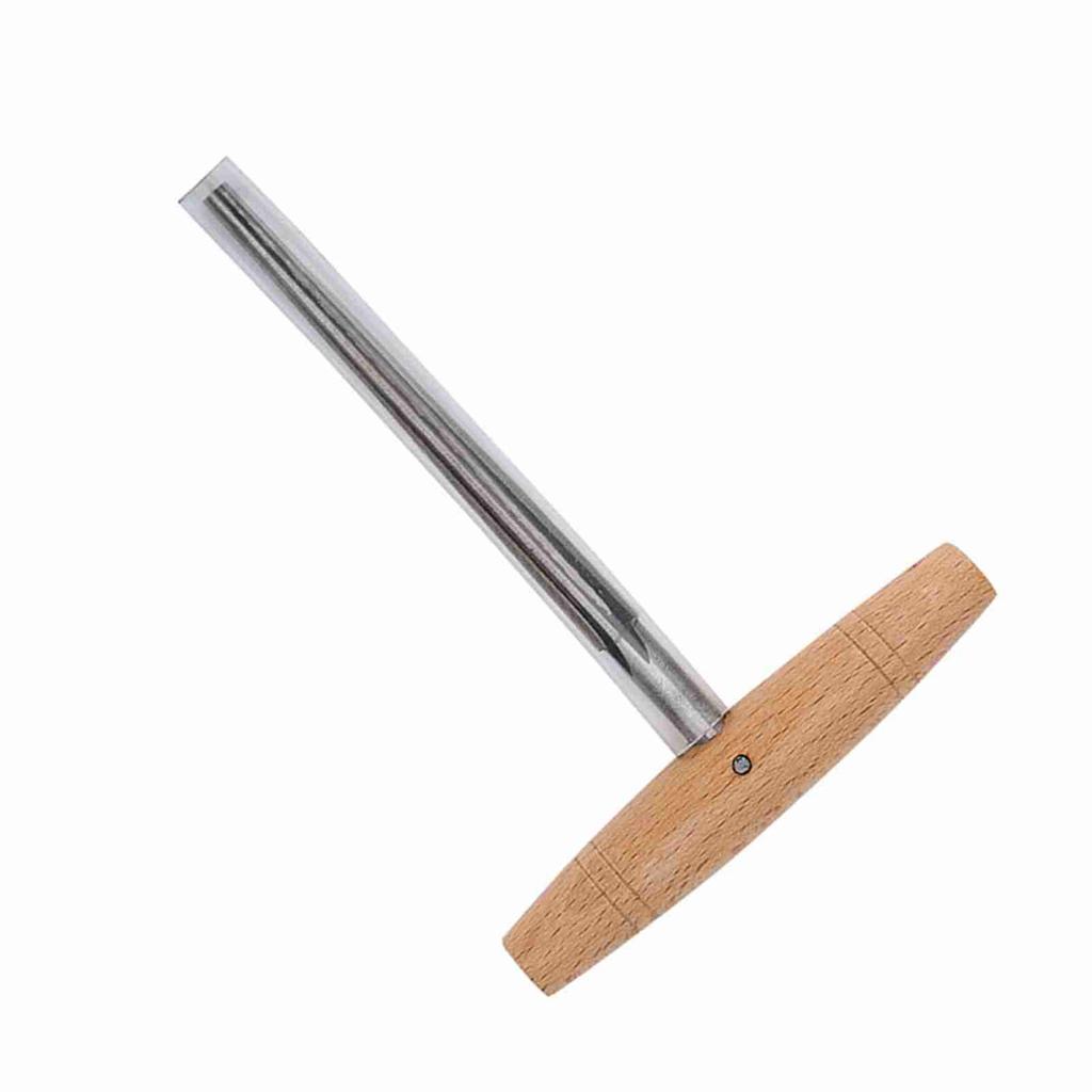 Durable Steel Peg Hole Reamer  with Wooden Handle Luthier Repair Tool for 3 4 4 4 Violin
