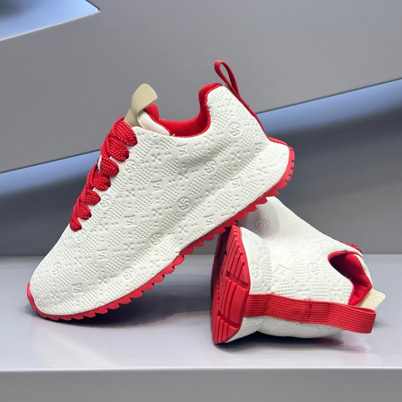 Men's Shoes Casual Sneakers Forrest Gump Shoes, White and Red, Black, Khaki