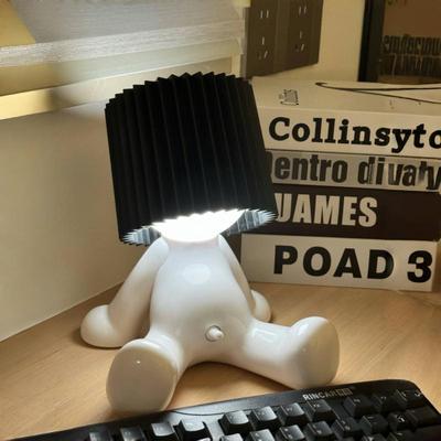 Shy Boy Table Lamp: Creative Bedroom Decoration & Cute Bedside Light