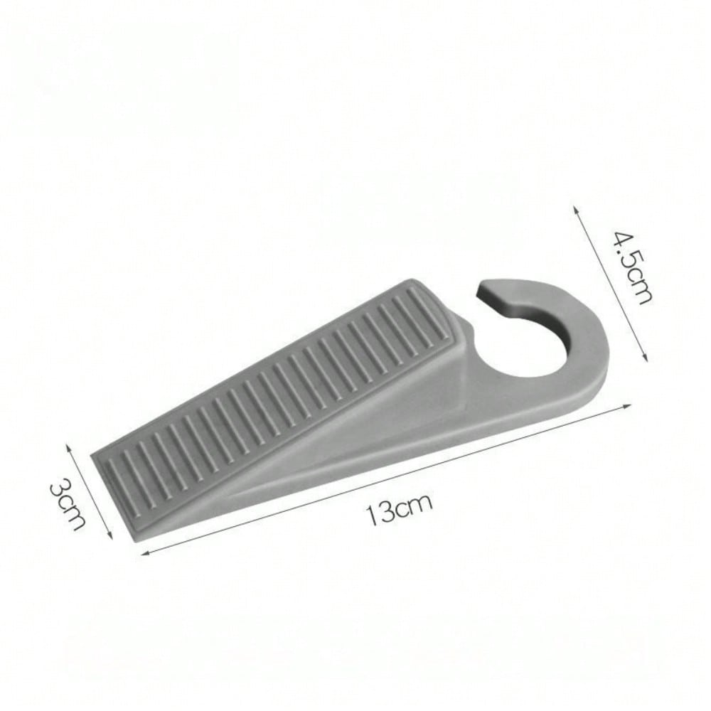 1 pièce Butée de porte à résistance - Butée de porte à ventouse, Sans collision, Sans perçage - Pour chambre de bébé, École 1pcs gris