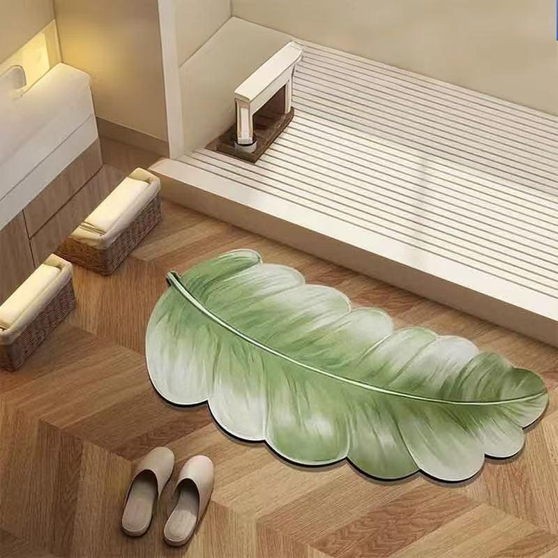 

Диатомовая земля Нескользящий Впитывающий Коврик для ванной – Легко чистить и грязеотталкивающий. 40x60 cm Diatomaceous Mat