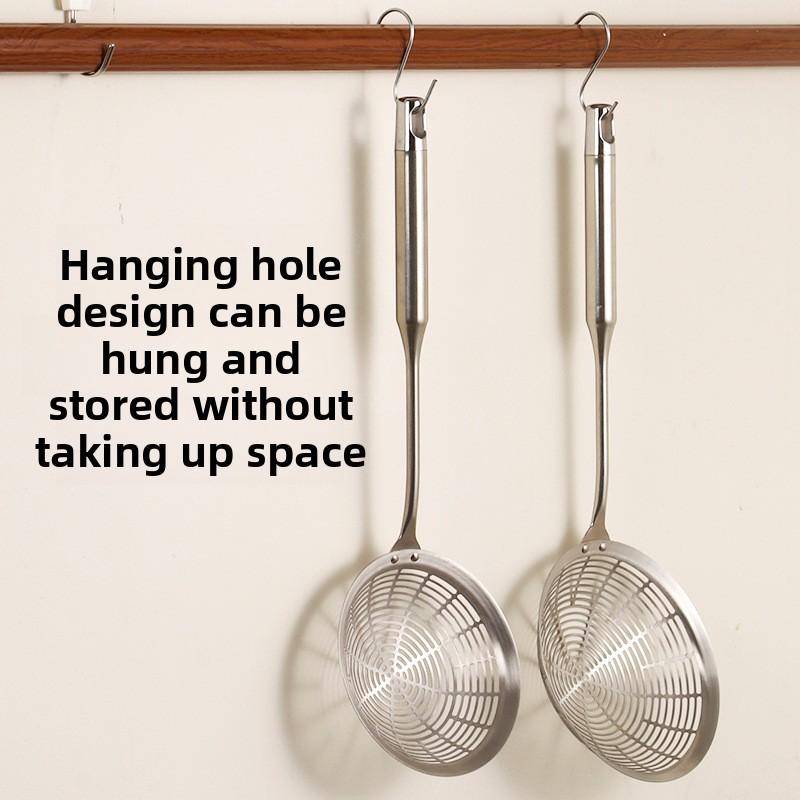 Household Large Food-grade Fried Kitchen Dumplings Long-handled Spoon