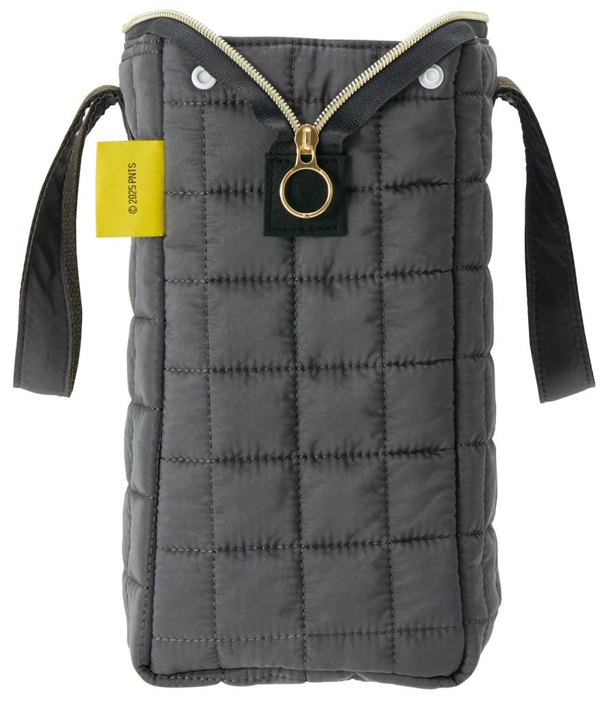 Skater Quilted Insulated Lunch Bag with Snoopy Goodness 75th Anniversary Edition Pocket, (KBCB5-A)