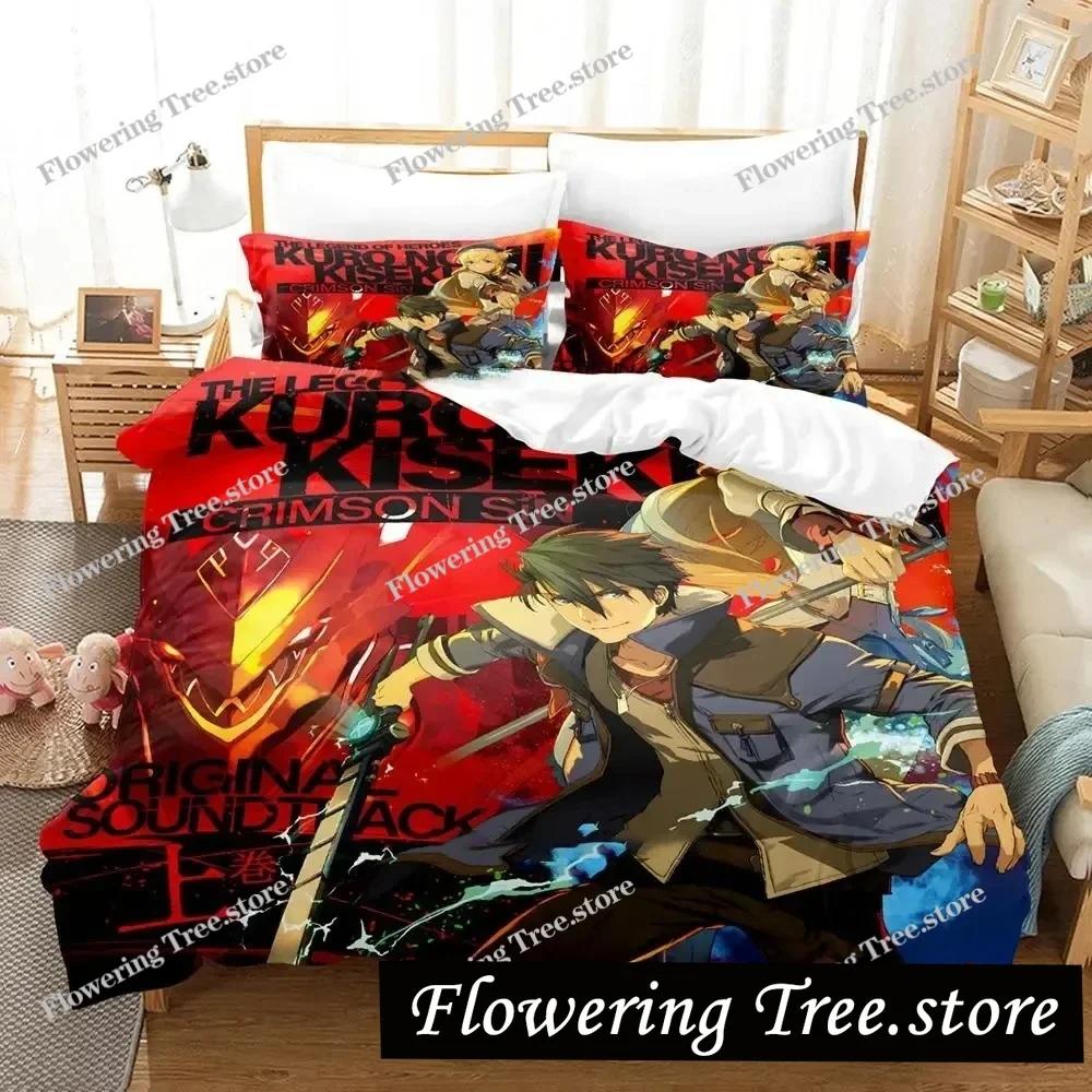 Anime The Legend Of Heroes Bettwäsche-Set Bettbezug Bett-Set Bettbezug Kissenbezug Bettdecke King Queen Size Jungen Erwachsene Bettwäsche