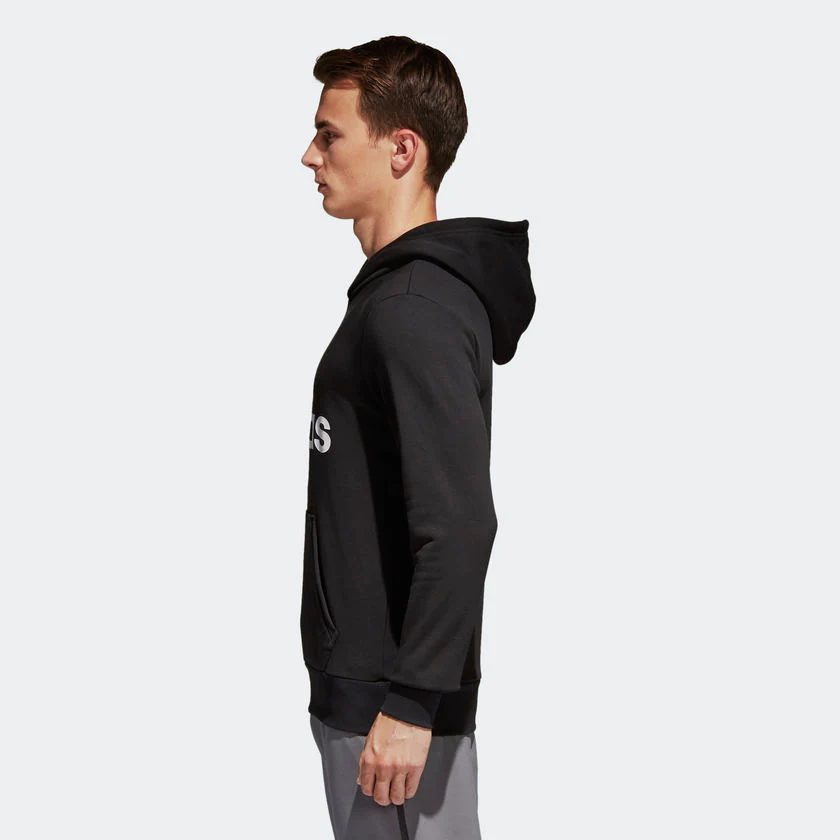 Adidas Sweatshirts Men's Black Hooded Moderate Regular S98772