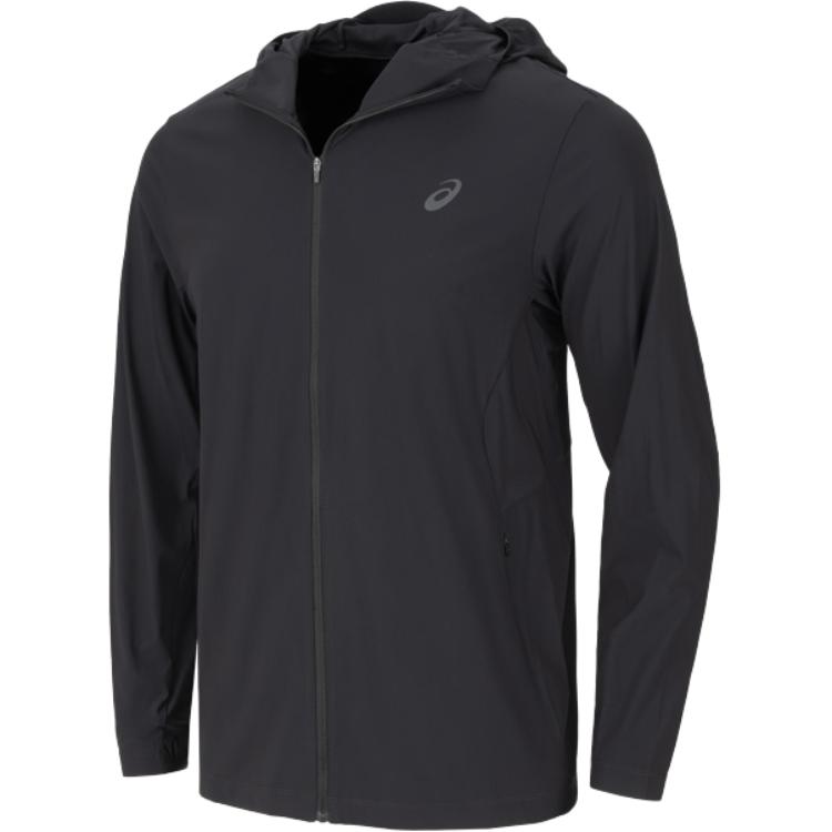 ASICS Jackets Men's Black Hooded Moderate Other 2011D529-001