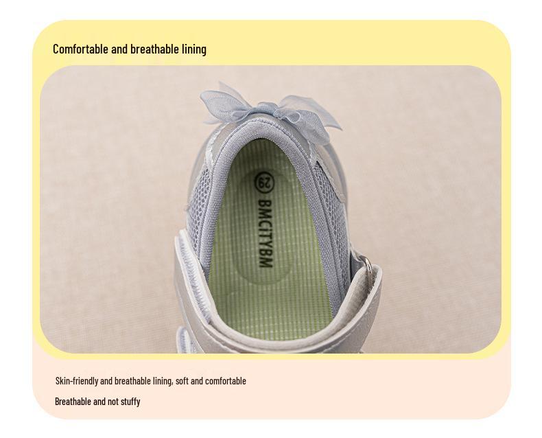 Girls' Versatile Mesh Casual Sports Shoes - Summer 2026 Style for Kids
