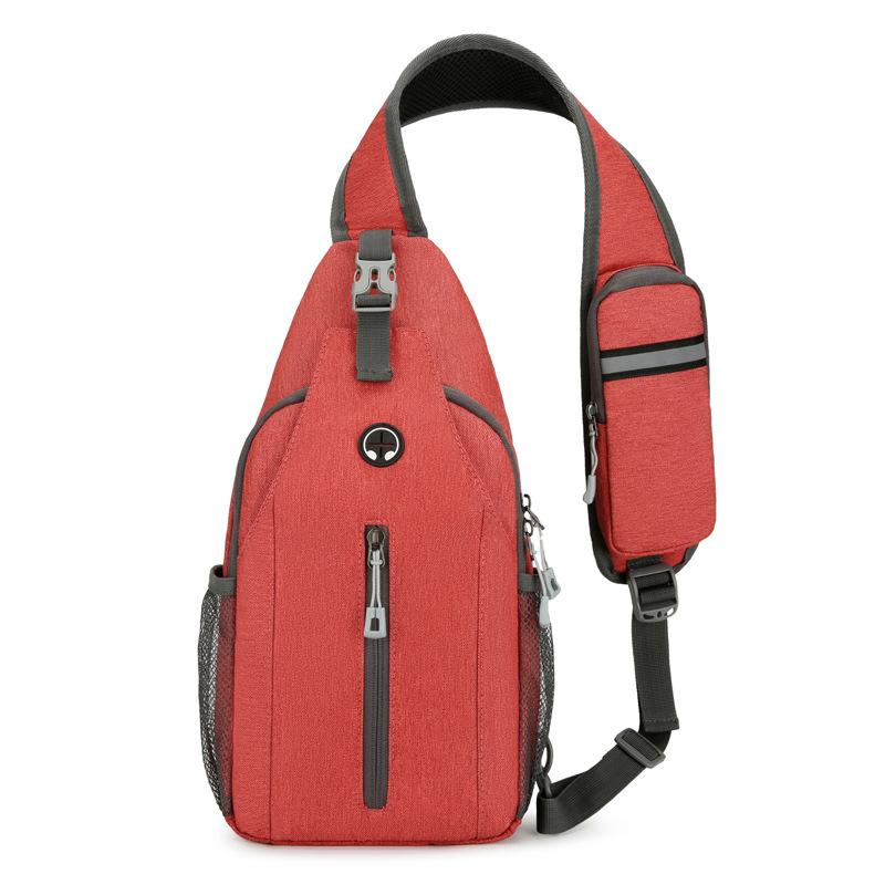 Borsa pettorale unisex Borsa portaoggetti semplice Borsa da viaggio leggera Borsa a tracolla piccola Borsa casual alla moda