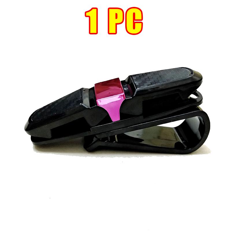 Car Glasses Case Holder Auto Sun Visor Glasses Sunglasses Organizer Clip Card Holder Eyeglasses Car Accessories Interior