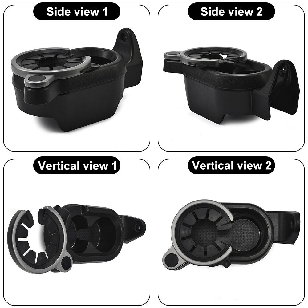 Pro Smart Fortwo 451 450 Středová konzola Držák na nápoje Držák na kelímek A4518100370 Černý