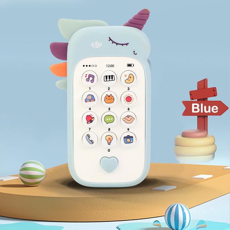 Baby Phone Toys Cute Telephone Teether Musical Voice Toy Early Educational Learning Machine Electronic Children Cellphone Gifts