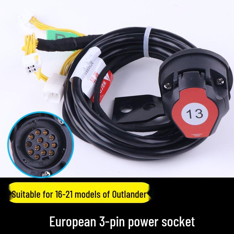 Mitsubishi Outlander Rear Bumper Thickening Trailer Hitch Hook for RV/Yacht Towing