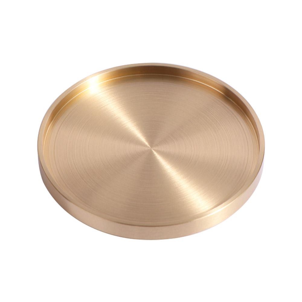 teapot Pads Round Brass Coaster Metal Heat Resistant Copper Cup Coasters Home Decor Cup Mats Coffee Tables