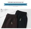 Women's High-Waist Loose Straight-Leg Pants for Elderly - Spring/Autumn Casual Wear