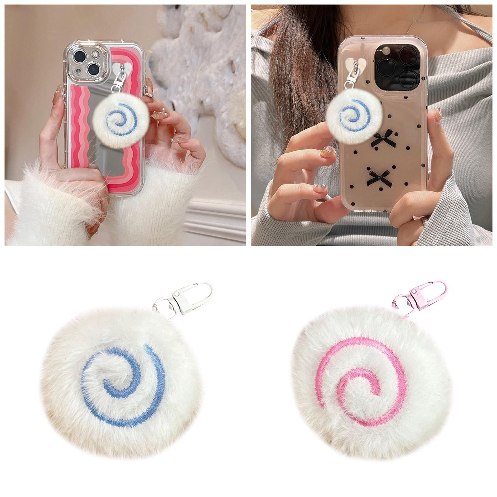 

Creative Fish Shaped Plush Toy Charm Keychain Charm Pendant for Backpacks Handbags and Keys Decoration Daily Causal Use синій