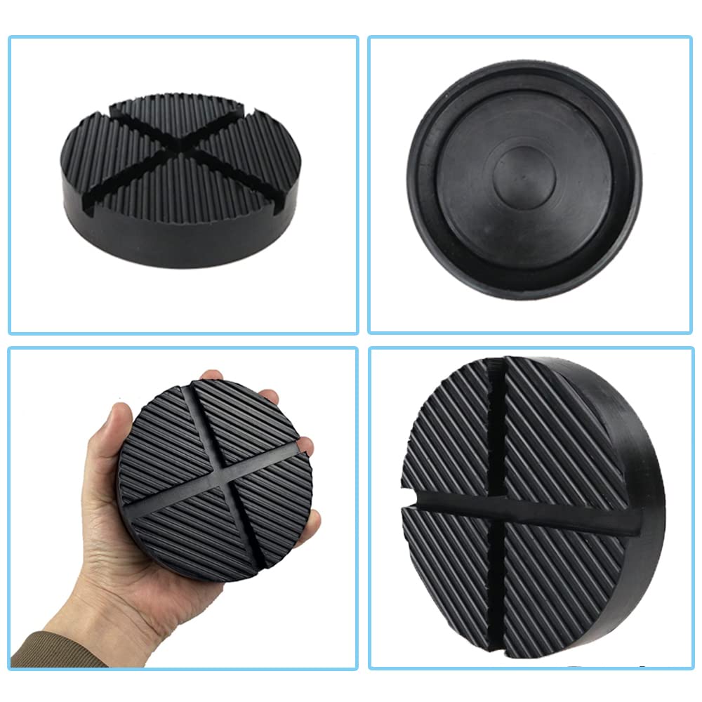 DFsucces Jack Pad Rubber Pad Jack Up Adapter Super Heavy Duty Universal Jack Attachment (A)