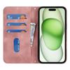 Etui z podstawką dla iPhone 15 Plus/14 Plus, z magnetycznym zamknięciem, skórzane w dotyku, typu flip, z portfelem