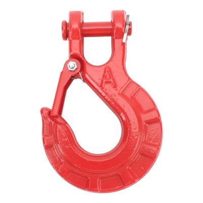 Gancho de Cadena de Remolque 3/8 pulg Acero Aleado 15T Conexión Versátil Segura Gancho de Cadena de Seguridad para Transporte de Camiones Remolque Cabrestante