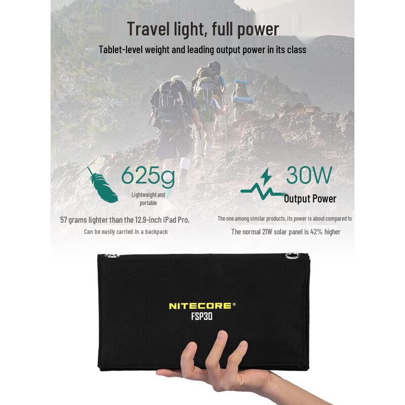 NITECORE Portable Outdoor Solar Charging Panels