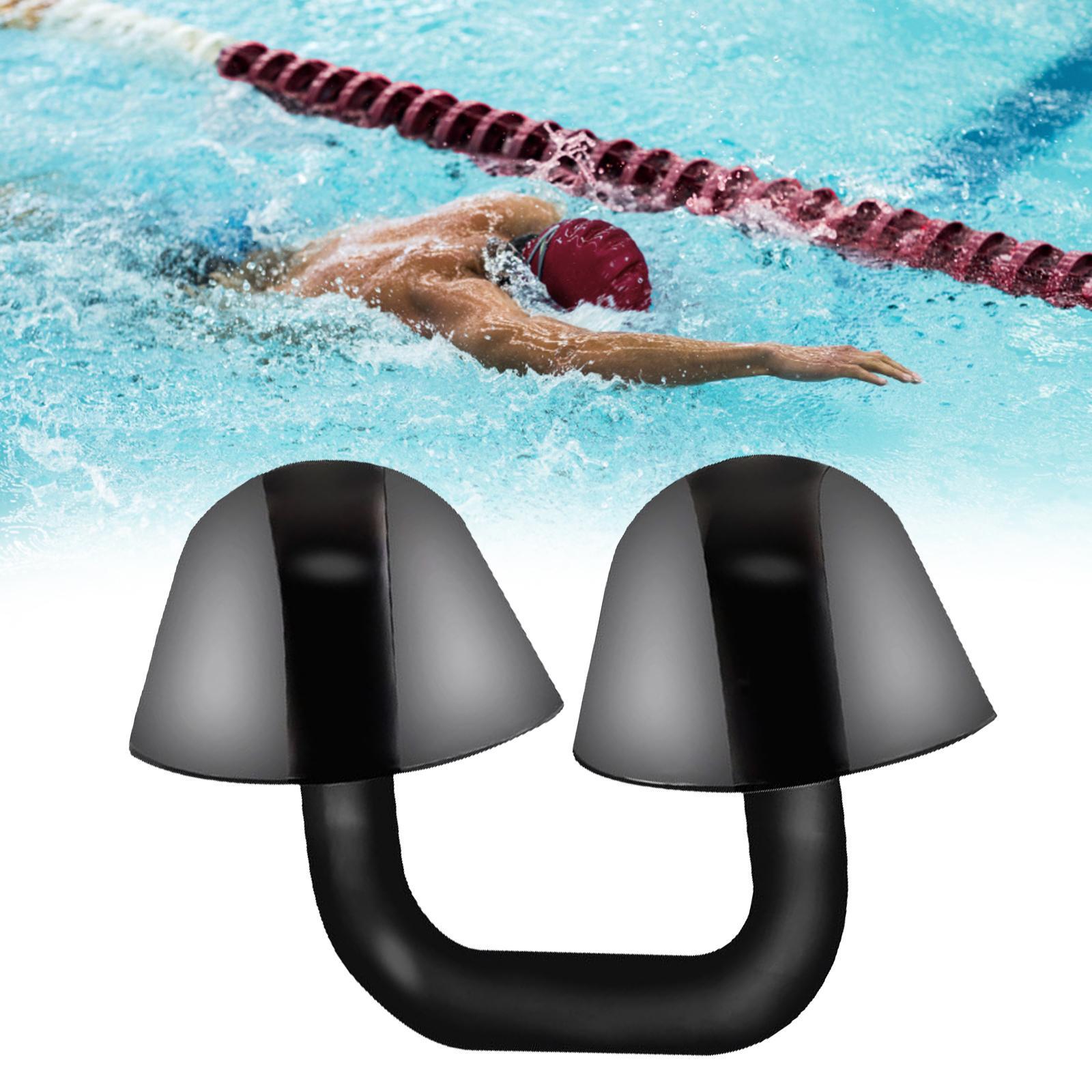 

Затычки для носа для плавания в носу, зажим для носа для плавания для женщин, мужчин, взрослых, детей, серфинг чёрный